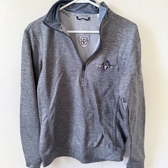 adidas Other - Adidas Gray Fleece with Embroidered Crest